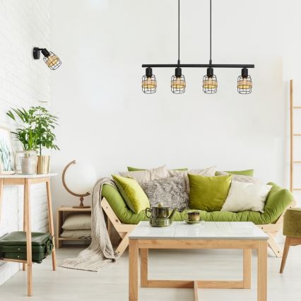 Rabalux - Kronleuchter an Schnur 4xE14/25W/230V