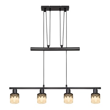 Rabalux 5345 - Kronleuchter an einer Litze LACEY 4xE14/40W/230V
