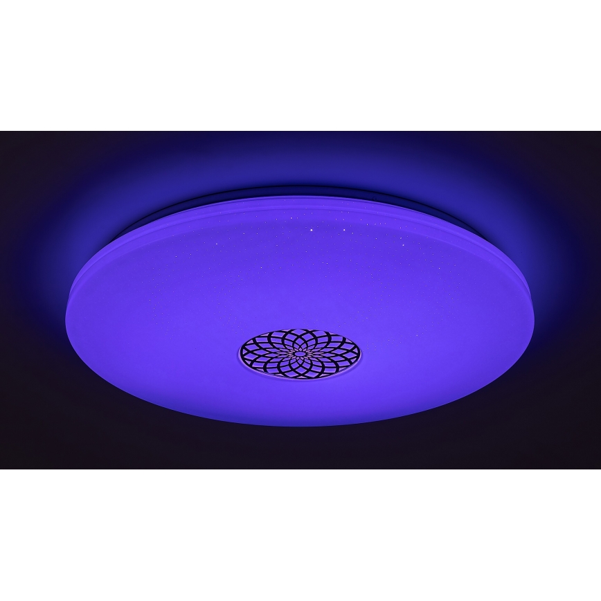 Rabalux - Dimmbare LED-RGB-Deckenleuchte LED/40W/230V Wi-Fi 3000-6500K d 60 cm + Fernbedienung