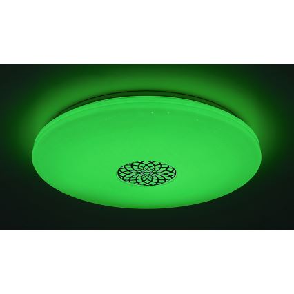 Rabalux - Dimmbare LED-RGB-Deckenleuchte LED/40W/230V Wi-Fi 3000-6500K d 60 cm + Fernbedienung