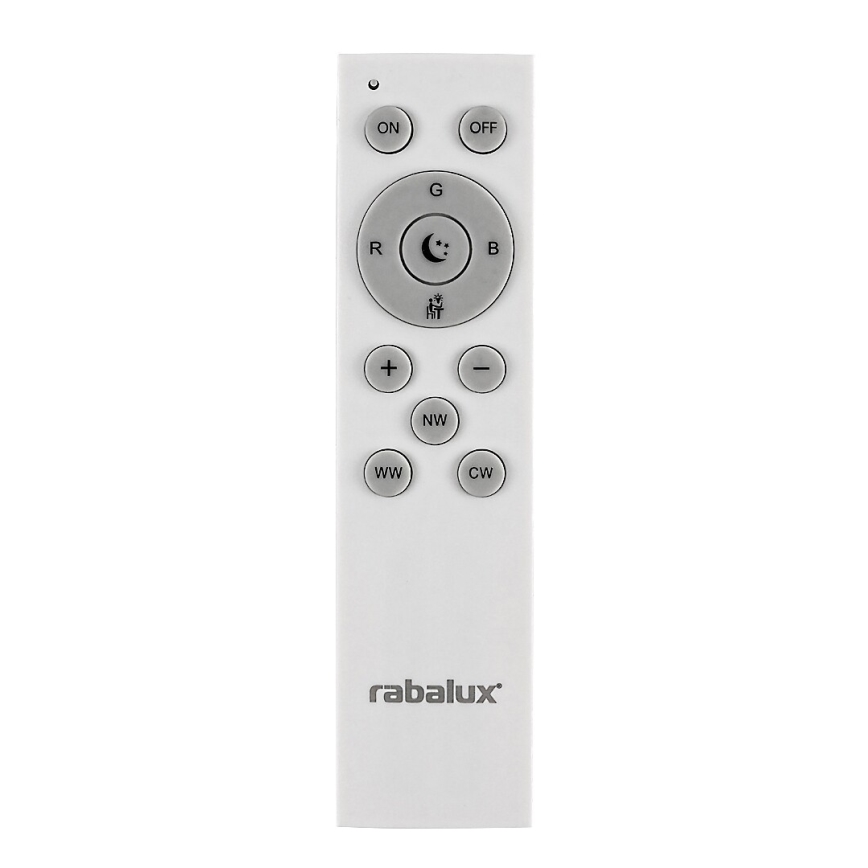 Rabalux - Dimmbare LED-RGB-Deckenleuchte LED/40W/230V Wi-Fi 3000-6500K d 60 cm + Fernbedienung