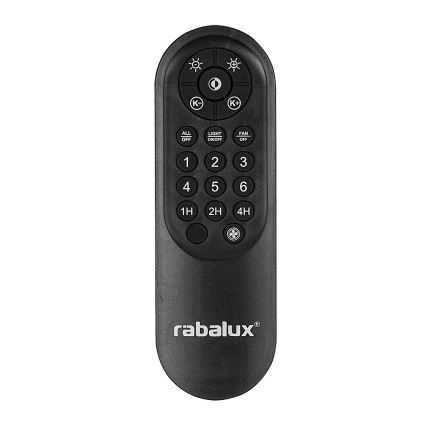 Rabalux - LED Dimmbare Deckenleuchte mit Ventilator LED/35W/230V 3000-6000K + Fernbedienung