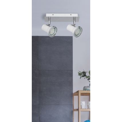 Rabalux 5498 - LED Badezimmer-Spotlight STEVE 2xGU10/4,5W/230V