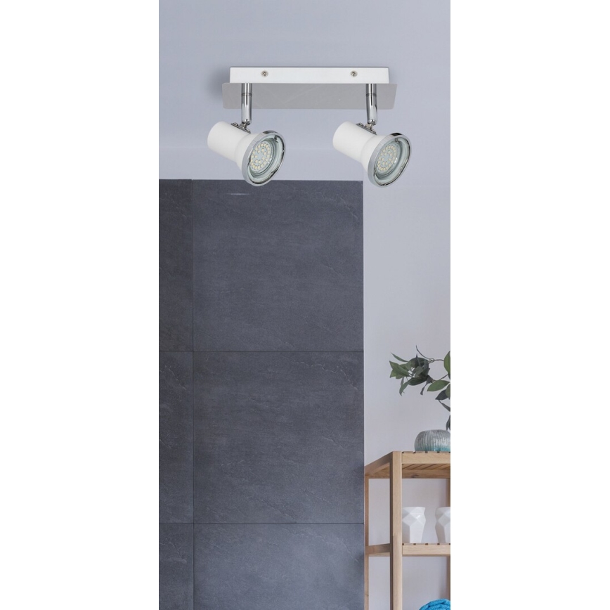 Rabalux 5498 - LED Badezimmer-Spotlight STEVE 2xGU10/4,5W/230V