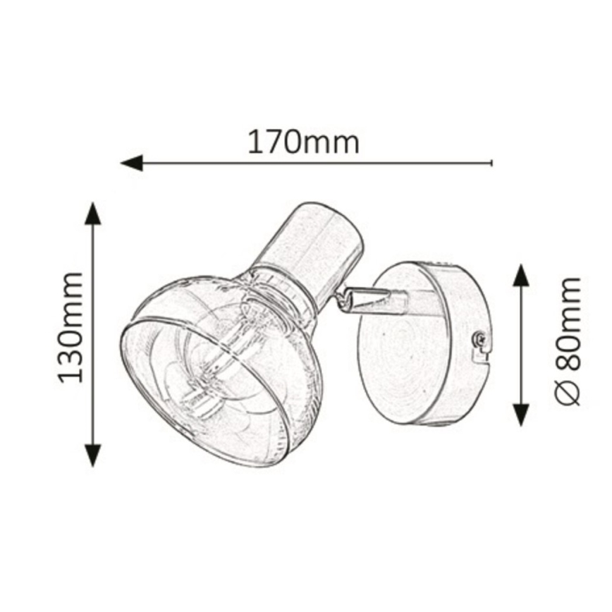 Rabalux - Wandbeleuchtung 1xE14/40W/230V gold