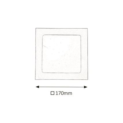 Rabalux 5591 - LED-Badezimmer-Deckeneinbauleuchte LOIS LED/12W/230V IP44 3000K