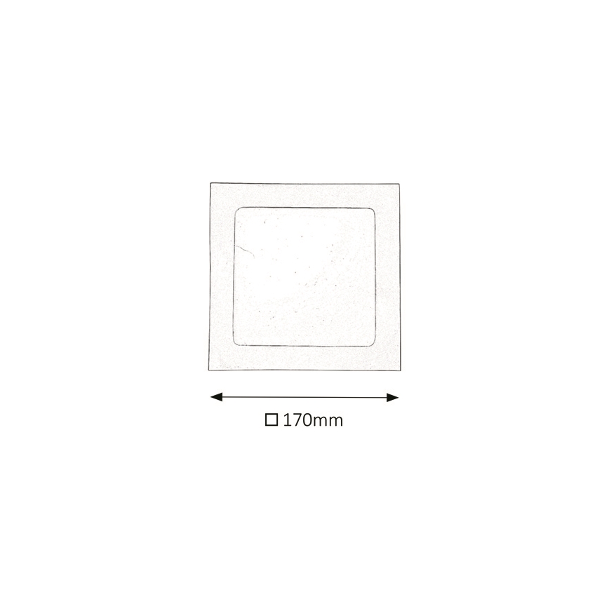Rabalux 5591 - LED-Badezimmer-Deckeneinbauleuchte LOIS LED/12W/230V IP44 3000K