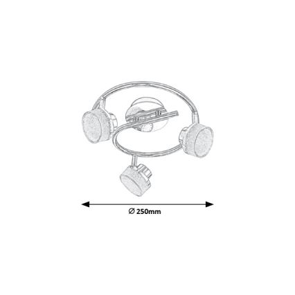 Rabalux 5637 - LED-Deckenstrahler PADMA 3xLED/5W/230V