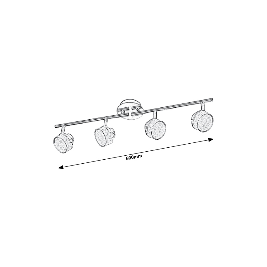 Rabalux 5639 - LED-Deckenstrahler PADMA 4xLED/5W/230V