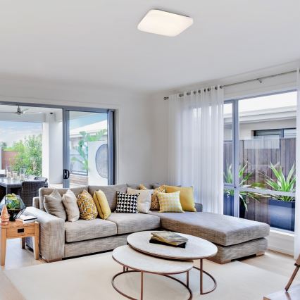 Rabalux - dimmbare LED-Deckenleuchte LED/16W/230V 34x34 cm + Fernbedienung