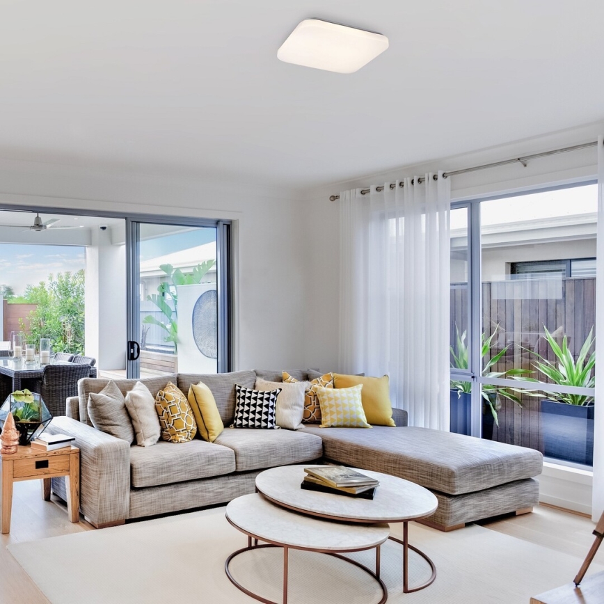 Rabalux - dimmbare LED-Deckenleuchte LED/16W/230V 34x34 cm + Fernbedienung