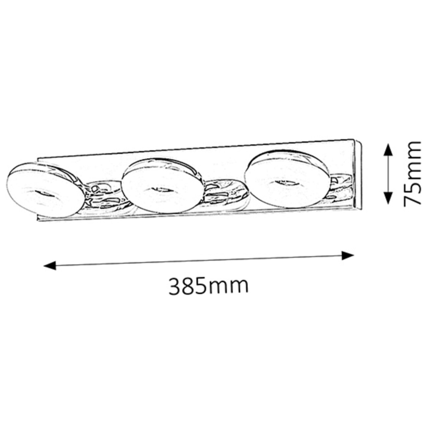 Rabalux - LED Badezimmerleuchte 3xLED/5W/230V