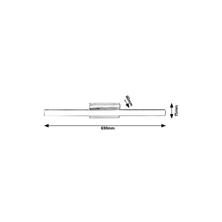 Rabalux - LED Badezimmer-Wandleuchte LED/13W/230V IP44