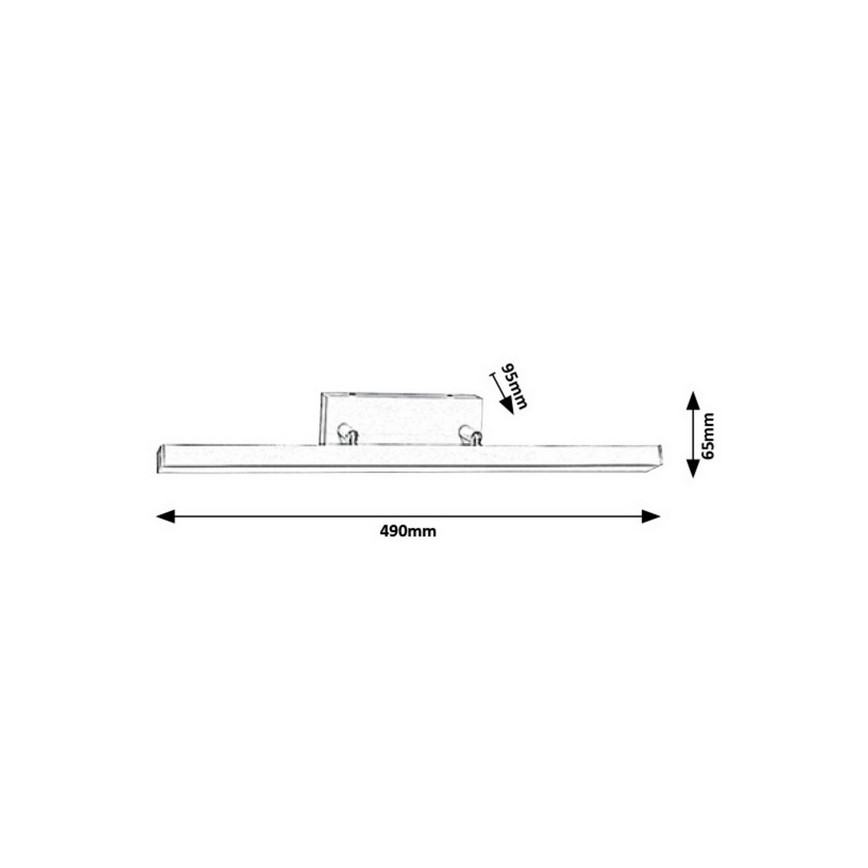 Rabalux - LED Badezimmer-Wandleuchte LED/12W/230V IP44