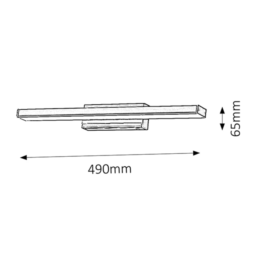 Rabalux - LED Badezimmerwandleuchte 1xLED/12W/230V