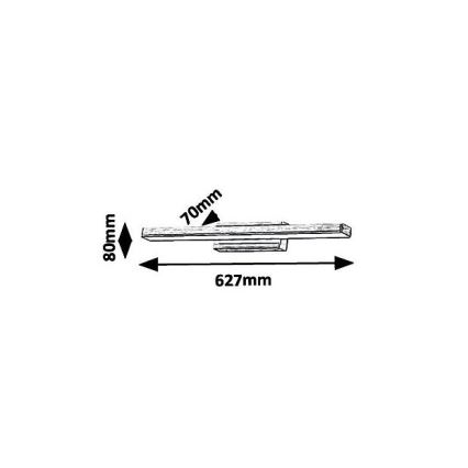 LED-Badezimmerspiegelbeleuchtung LED/18W/230V IP44