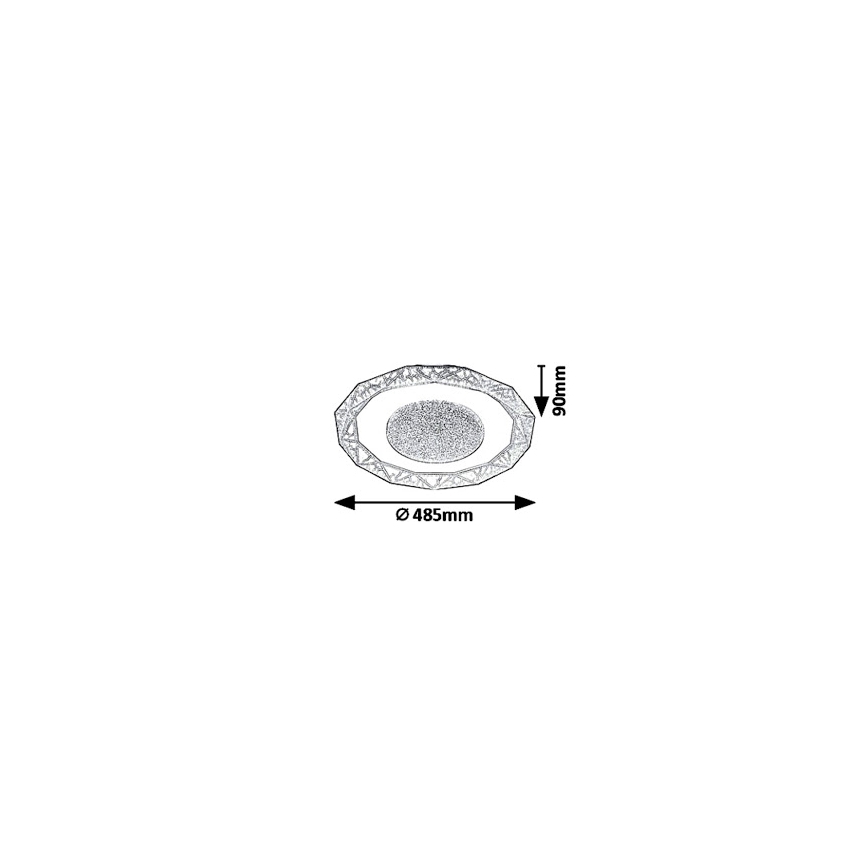 Rabalux 6294 - LED Deckenleuchte SIREN LED/50W/230V