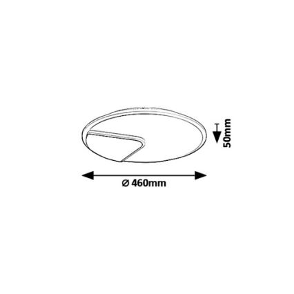 Rabalux 6329 - LED Deckenleuchte BOSWELL LED/40W/230V