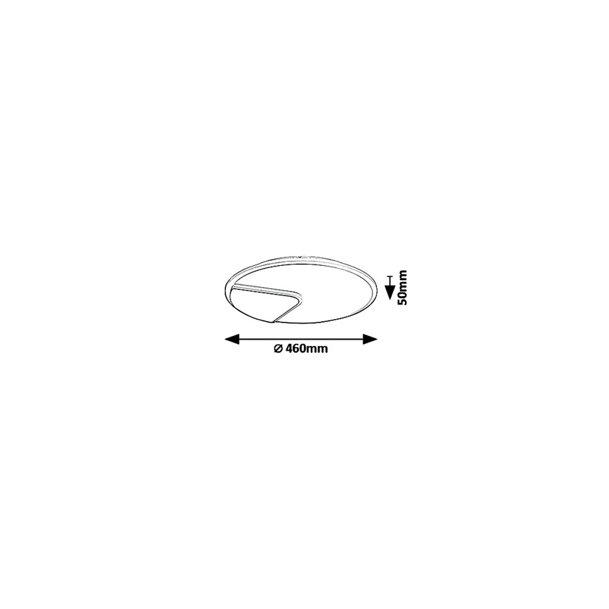 Rabalux 6329 - LED Deckenleuchte BOSWELL LED/40W/230V