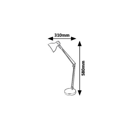 Rabalux 6409 - Tischlampe CARTER 1xE14/11W/230V