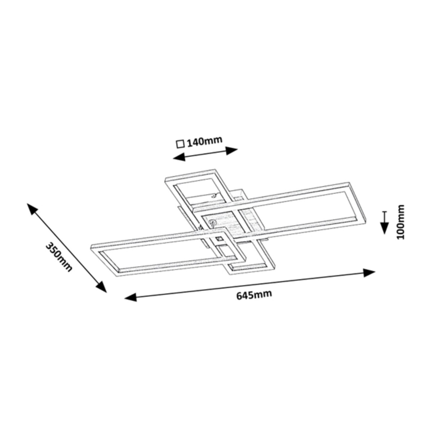 Rabalux - LED Deckenleuchte LED/24W/230V