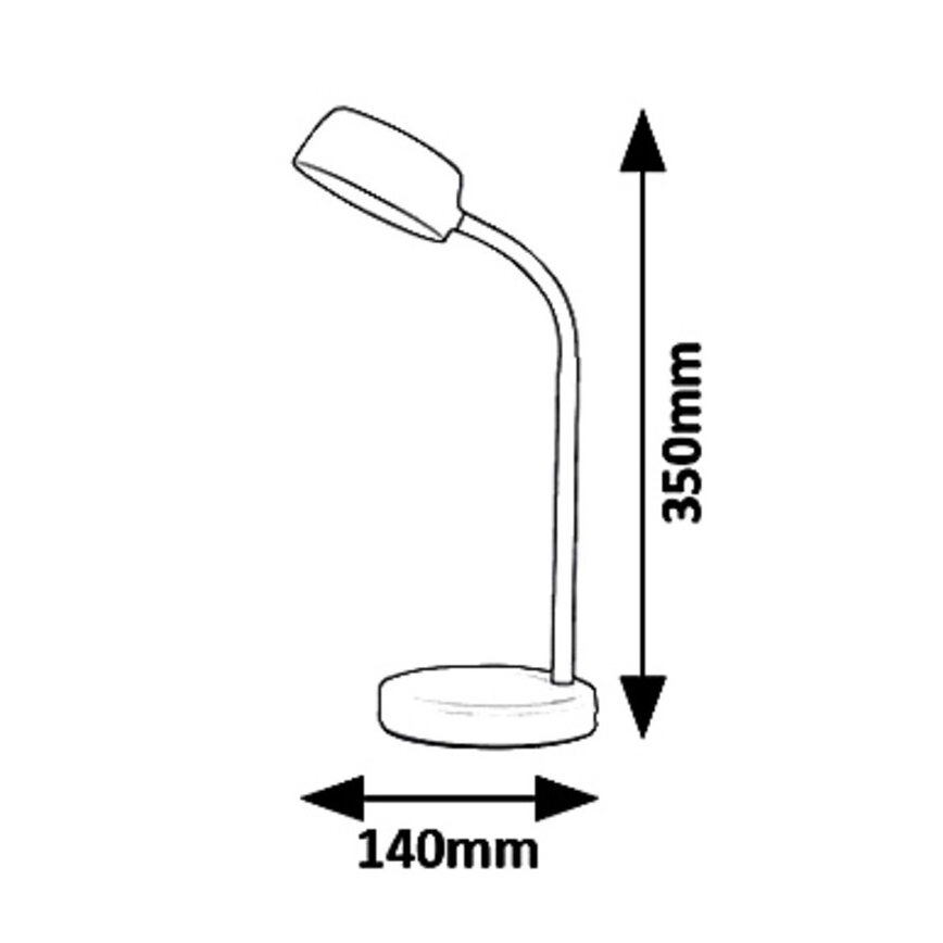Rabalux 6778 - LED Tischlampe BERRY LED/4,5W/230V