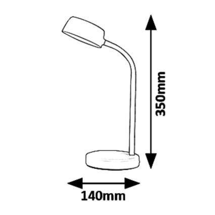 Rabalux 6779 - LED Tischlampe BERRY LED/4,5W/230V