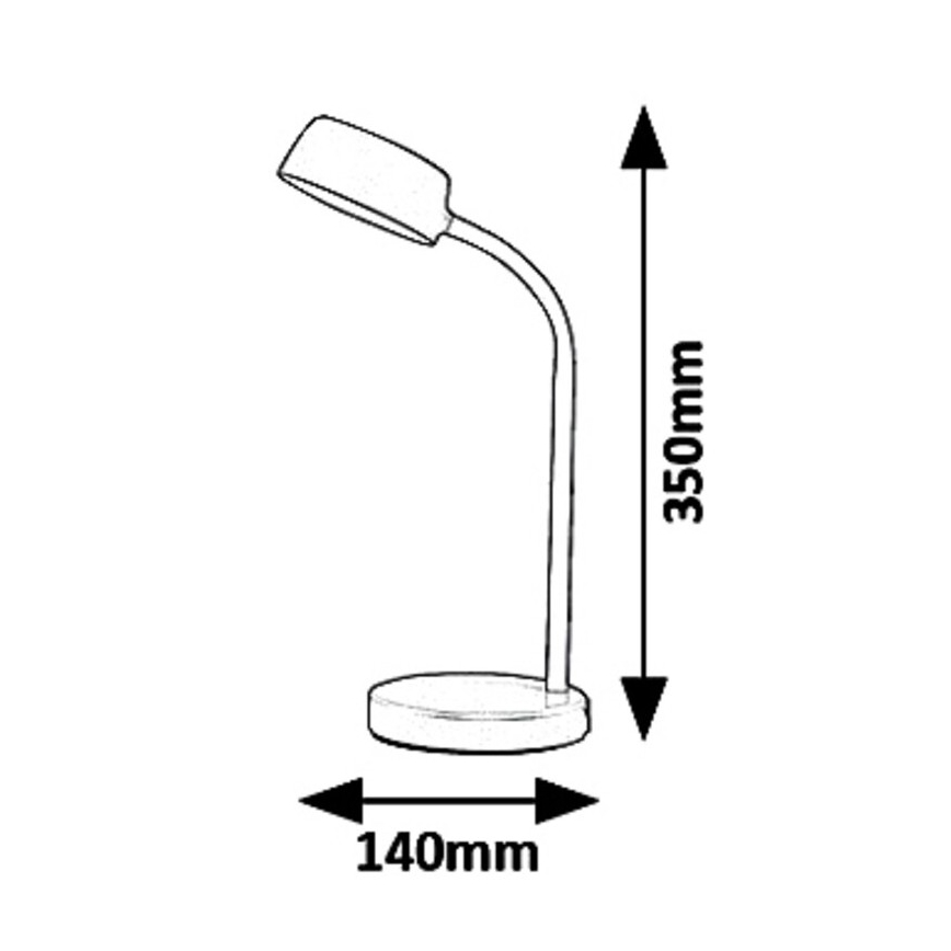 Rabalux 6780 - LED Tischlampe BERRY LED/4,5W/230V