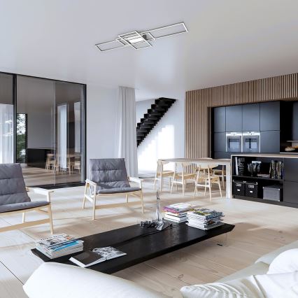 Rabalux - dimmbare LED-Deckenleuchte LED/54W/230V 3000-6500K + Fernbedienung 42x105 cm