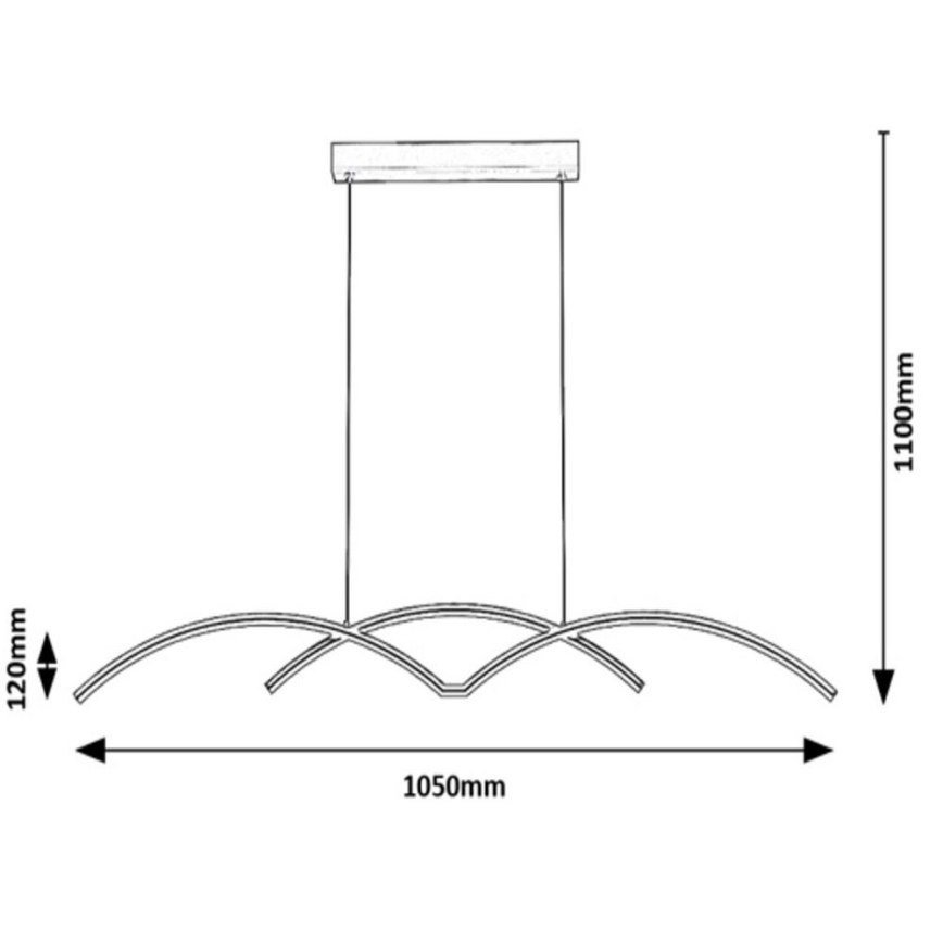 Rabalux - LED Hängeleuchte an Kabel LED/40W/230V