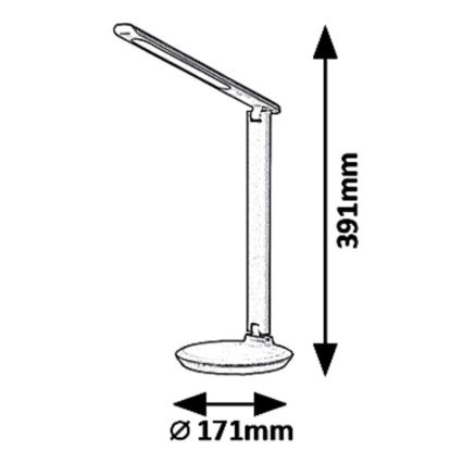 Rabalux 6979 - LED-Dimm-Tischleuchte OSIAS LED/9W/230V