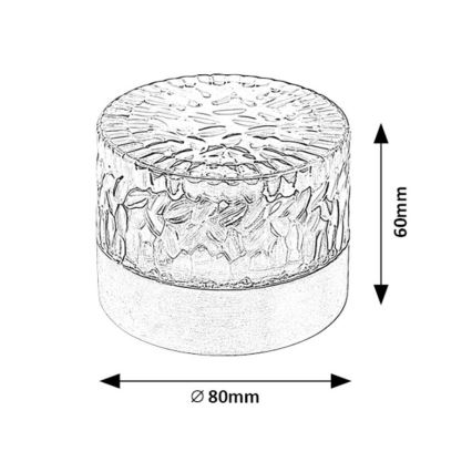 Rabalux - LED-Solarleuchte LED/0,5W/1,2V IP44