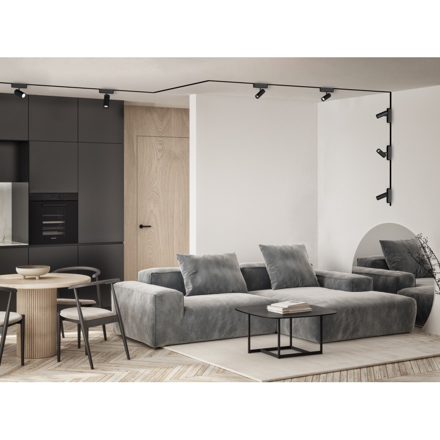 Rabalux - LED-Strahler für 1-Phasen-Schienensystem LED/10W/24V 3000K schwarz