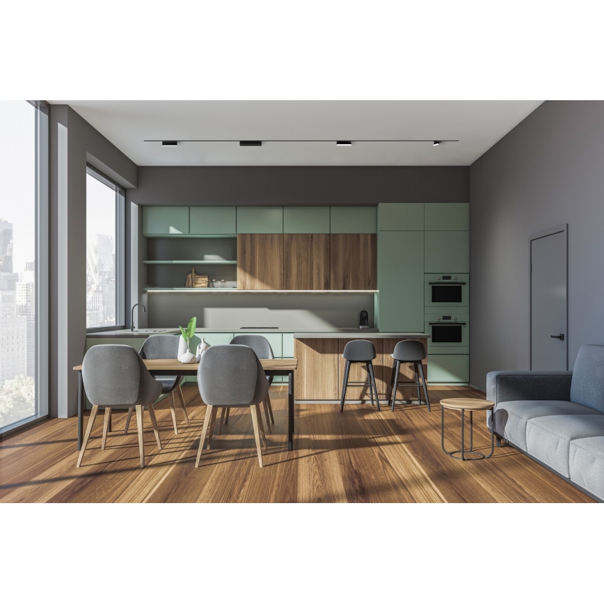 Rabalux - LED-Deckenleuchte für 1-Phasen-Schienensystem LED/12W/24V 3000K 22 cm schwarz