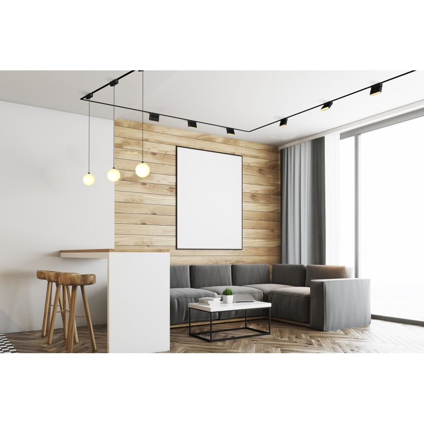 Rabalux - LED-Deckenleuchte für 1-Phasen-Schienensystem LED/16W/24V 3000K 33 cm schwarz