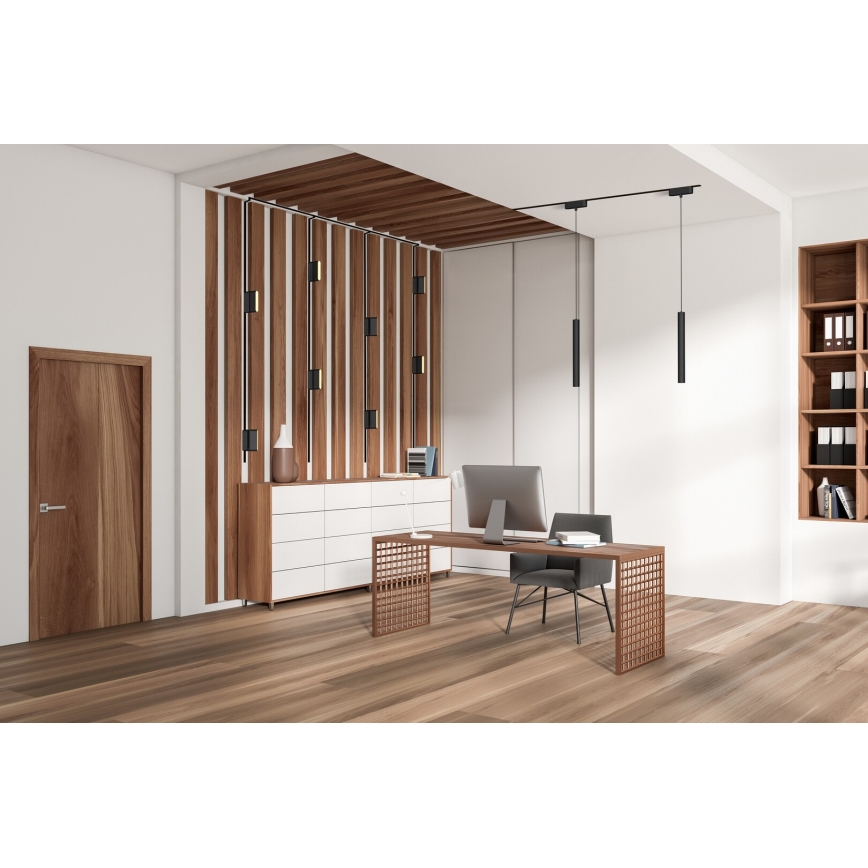 Rabalux - LED-Deckenleuchte für 1-Phasen-Schienensystem LED/16W/24V 3000K 33 cm schwarz