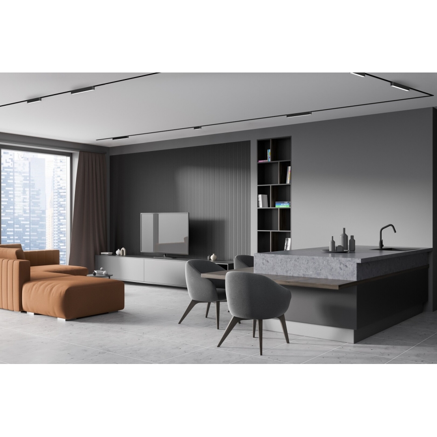 Rabalux - LED-Deckenleuchte für 1-Phasen-Schienensystem LED/16W/24V 4000K 33 cm schwarz