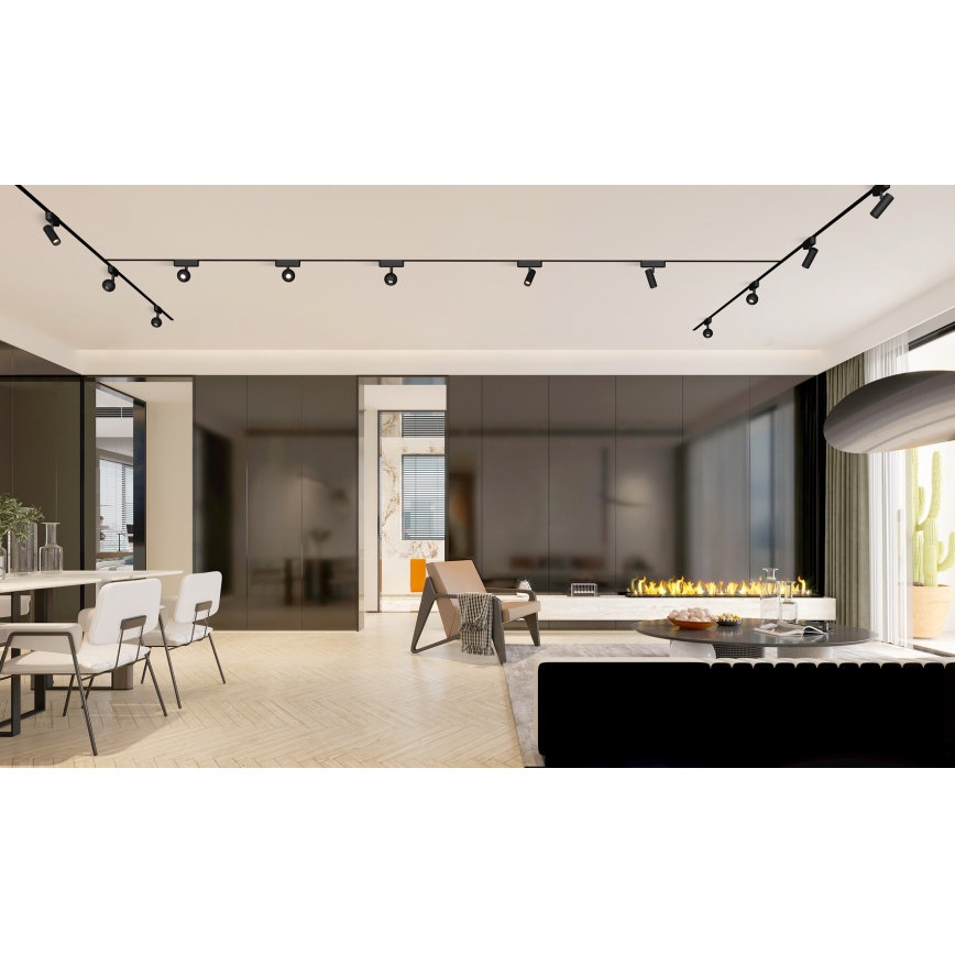 Rabalux - LED-Strahler für 1-Phasen-Schienensystem LED/6W/24V 4000K schwarz