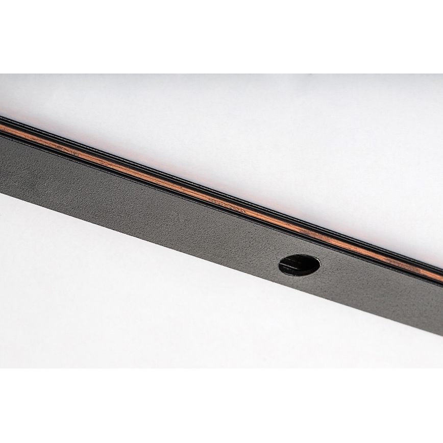 Rabalux - Schienensystem einphasig 1 m + 2x Ende Verbinder schwarz