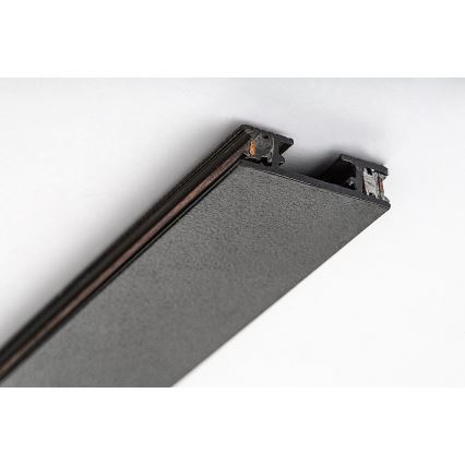 Rabalux - Schienensystem einphasig 1 m + 2x Ende Verbinder schwarz