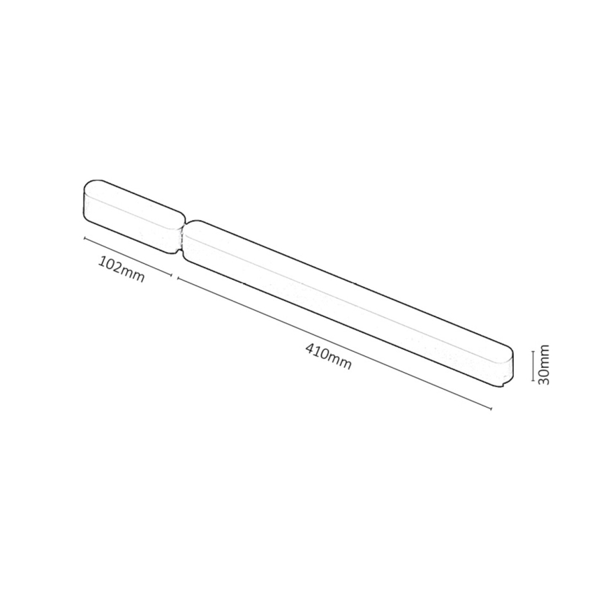 Rabalux - Stromversorgung für Leuchten im Schienensystem 80W/24V Wi-Fi 10,2 + 41 cm schwarz