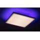 Rabalux - Dimmbare LED-RGB-Deckenleuchte LED/18W/230V 3000-6500K 30x30 cm + Fernbedienung
