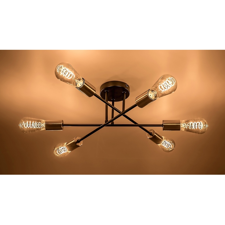 Rabalux - Deckenleuchte 6xE27/25W/230V