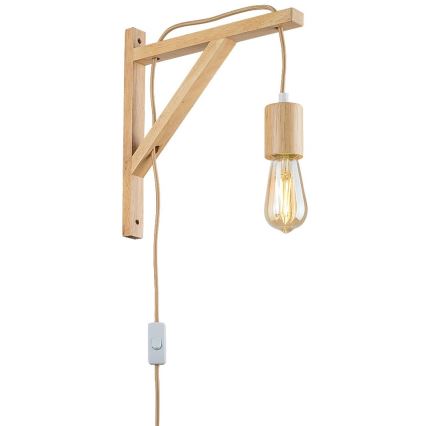 Rabalux - Wandleuchte 1xE27/60W/230V Buche