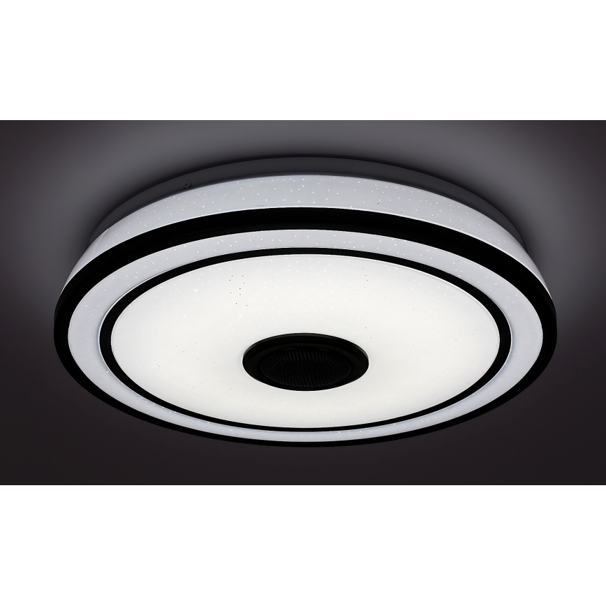 Rabalux - Dimmbare LED-RGB-Deckenleuchte mit Lautsprecher LED/24W/230V 3000-6500K + Fernbedienung