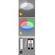 Rabalux - Dimmbare LED-RGB-Deckenleuchte LED/24W/230V Wi-Fi Tuya 3000-6500K 31 cm