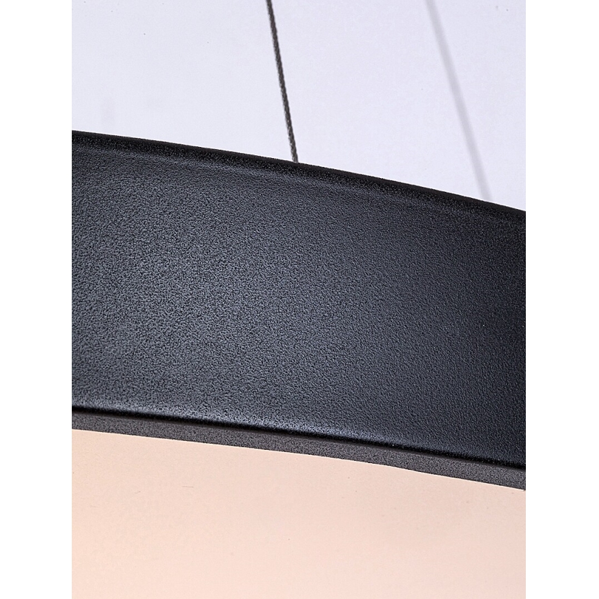 Rabalux - LED dimmbarer Kronleuchter an Kabel LED/60W/230V 3000-6000K schwarz + Fernbedienung