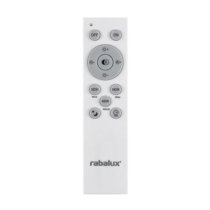 Rabalux - LED dimmbarer Kronleuchter an Kabel LED/60W/230V 3000-6000K schwarz + Fernbedienung