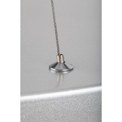 Rabalux - LED dimmbare Hängeleuchte an Kabel LED/60W/230V silber 3000-6000K + Fernbedienung