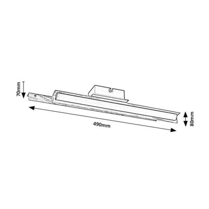 Rabalux - LED-Wandbeleuchtung LED/12W/230V 3000K